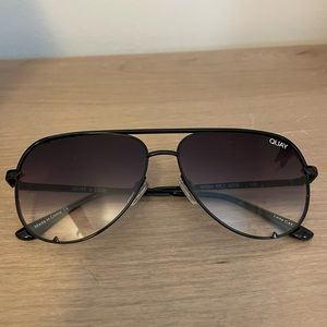 Quay x Desi High Key Mini 126 •  Black Gradient Sunglasses